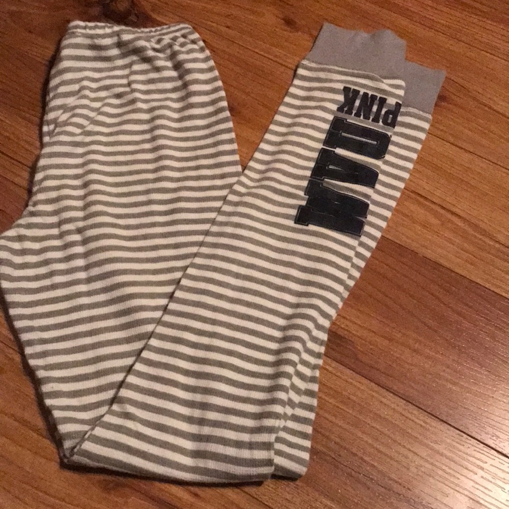 Wvu Pink thermal pajama pants